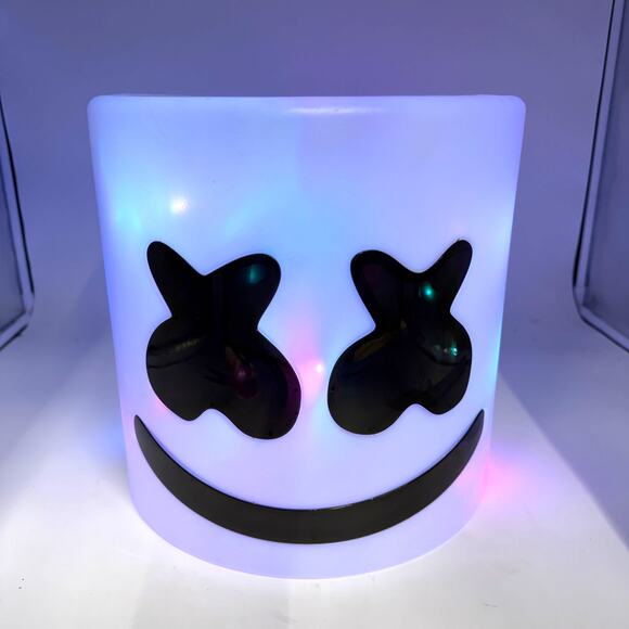 Marshmello LED Plastic Light Up Helmet - Picture 4 of 8
